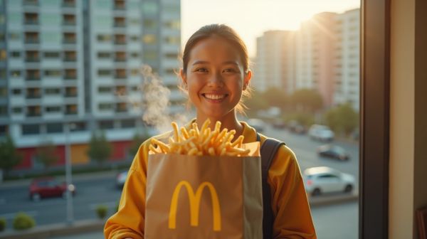 Faites-vous livrer votre McDonald's à domicile rapidement