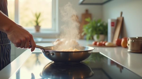 Les avantages d'utiliser une poêle en inox pour cuisiner