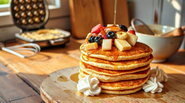 Top 10 recettes de pancakes et waffles pour un déjeuner parfait